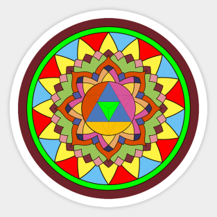 Mandala For Career Growth Sticker